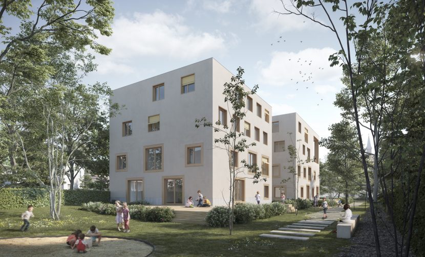 3r premio. Concurso del centro residencial y guardería en Renens.