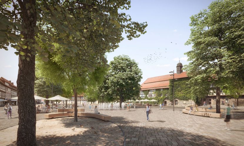 1r Premio. Concurso de rediseño de la Münsterplatz en Northeim
